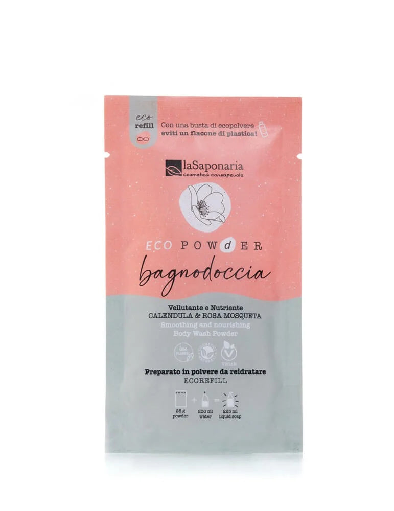 Bagnodoccia Calendula & Rosa Mosqueta in polvere La Saponaria
